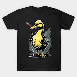 Goose with a knife T-Shirt